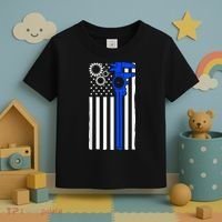 Machinist Flag Tools CNC Machine Operator Machining Toddler T-Shirt thumb 3