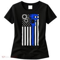 Machinist Flag Tools CNC Machine Operator Machining Women's T-Shirt thumb 0