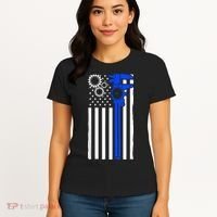 Machinist Flag Tools CNC Machine Operator Machining Women's T-Shirt thumb 4