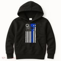 Machinist Flag Tools CNC Machine Operator Machining Kids Hoodie thumb 0
