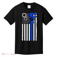 Machinist Flag Tools CNC Machine Operator Machining Kids T-Shirt thumb 0