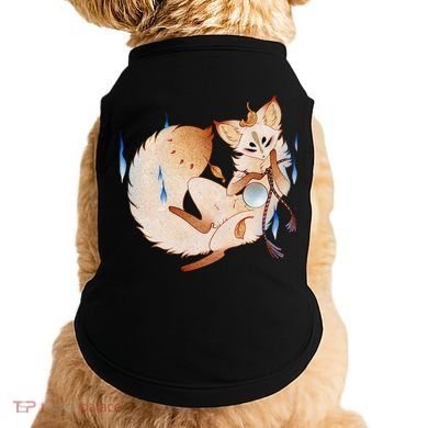 Mischievous Fox Teakitsune Yokai Kitsune Doggie Tank