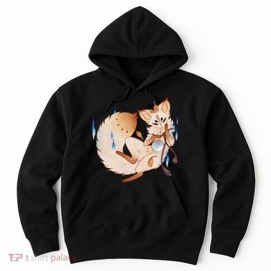 Mischievous Fox Teakitsune Yokai Kitsune Hoodie