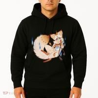 Mischievous Fox Teakitsune Yokai Kitsune Hoodie thumb 2