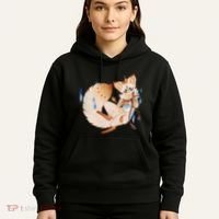 Mischievous Fox Teakitsune Yokai Kitsune Hoodie thumb 5