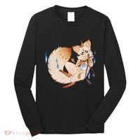 Mischievous Fox Teakitsune Yokai Kitsune Long Sleeve Shirt thumb 0