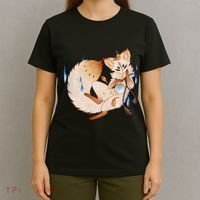 Mischievous Fox Teakitsune Yokai Kitsune T-Shirt thumb 4