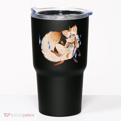 Mischievous Fox Teakitsune Yokai Kitsune Tumbler