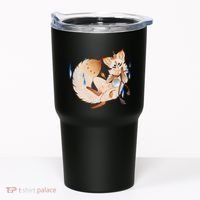 Mischievous Fox Teakitsune Yokai Kitsune Tumbler thumb 0