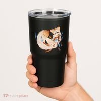 Mischievous Fox Teakitsune Yokai Kitsune Tumbler thumb 2