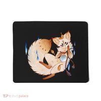 Mischievous Fox Teakitsune Yokai Kitsune Mousepad thumb 0