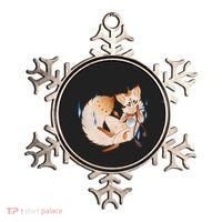 Mischievous Fox Teakitsune Yokai Kitsune Ornament thumb 0
