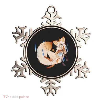 Mischievous Fox Teakitsune Yokai Kitsune Ornament