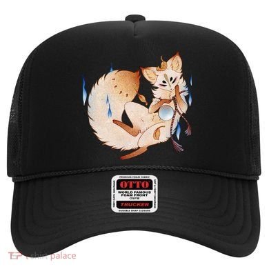 Mischievous Fox Teakitsune Yokai Kitsune Hat