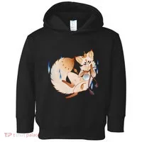 Mischievous Fox Teakitsune Yokai Kitsune Toddler Hoodie thumb 0
