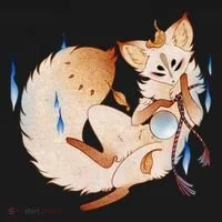 Mischievous Fox Teakitsune Yokai Kitsune Toddler Hoodie thumb 2