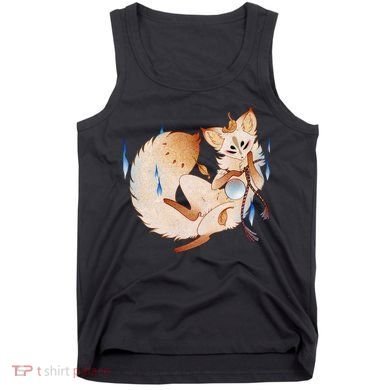 Mischievous Fox Teakitsune Yokai Kitsune Tank Top