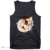 Mischievous Fox Teakitsune Yokai Kitsune Tank Top thumb 0