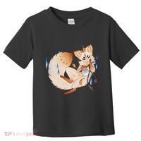 Mischievous Fox Teakitsune Yokai Kitsune Toddler T-Shirt thumb 0