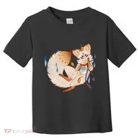 Mischievous Fox Teakitsune Yokai Kitsune Toddler T-Shirt thumb 0