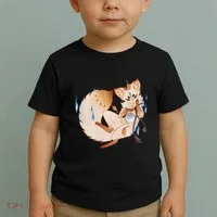 Mischievous Fox Teakitsune Yokai Kitsune Toddler T-Shirt thumb 2