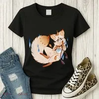 Mischievous Fox Teakitsune Yokai Kitsune Women's T-Shirt thumb 3