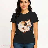 Mischievous Fox Teakitsune Yokai Kitsune Women's T-Shirt thumb 4