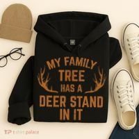 My Family Tree Has A Deer Stand In It Hunting Hoodie thumb 4