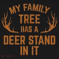 My Family Tree Has A Deer Stand In It Hunting Kids Sweatshirt thumb 2