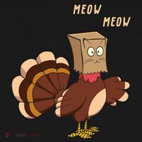 Meow Funny Thanksgiving Turkey Cat Lover Toddler Hoodie thumb 2