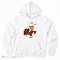 Meow Funny Thanksgiving Turkey Cat Lover Hoodie thumb 0