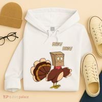 Meow Funny Thanksgiving Turkey Cat Lover Hoodie thumb 4