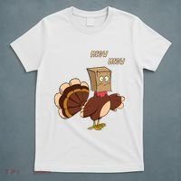 Meow Funny Thanksgiving Turkey Cat Lover T-Shirt thumb 5