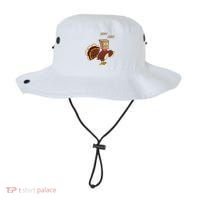Meow Funny Thanksgiving Turkey Cat Lover Bucket Hat thumb 0
