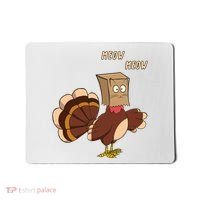 Meow Funny Thanksgiving Turkey Cat Lover Mousepad thumb 0