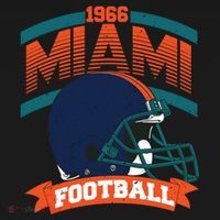 Miami Football Team Supporter Coaster thumb 2