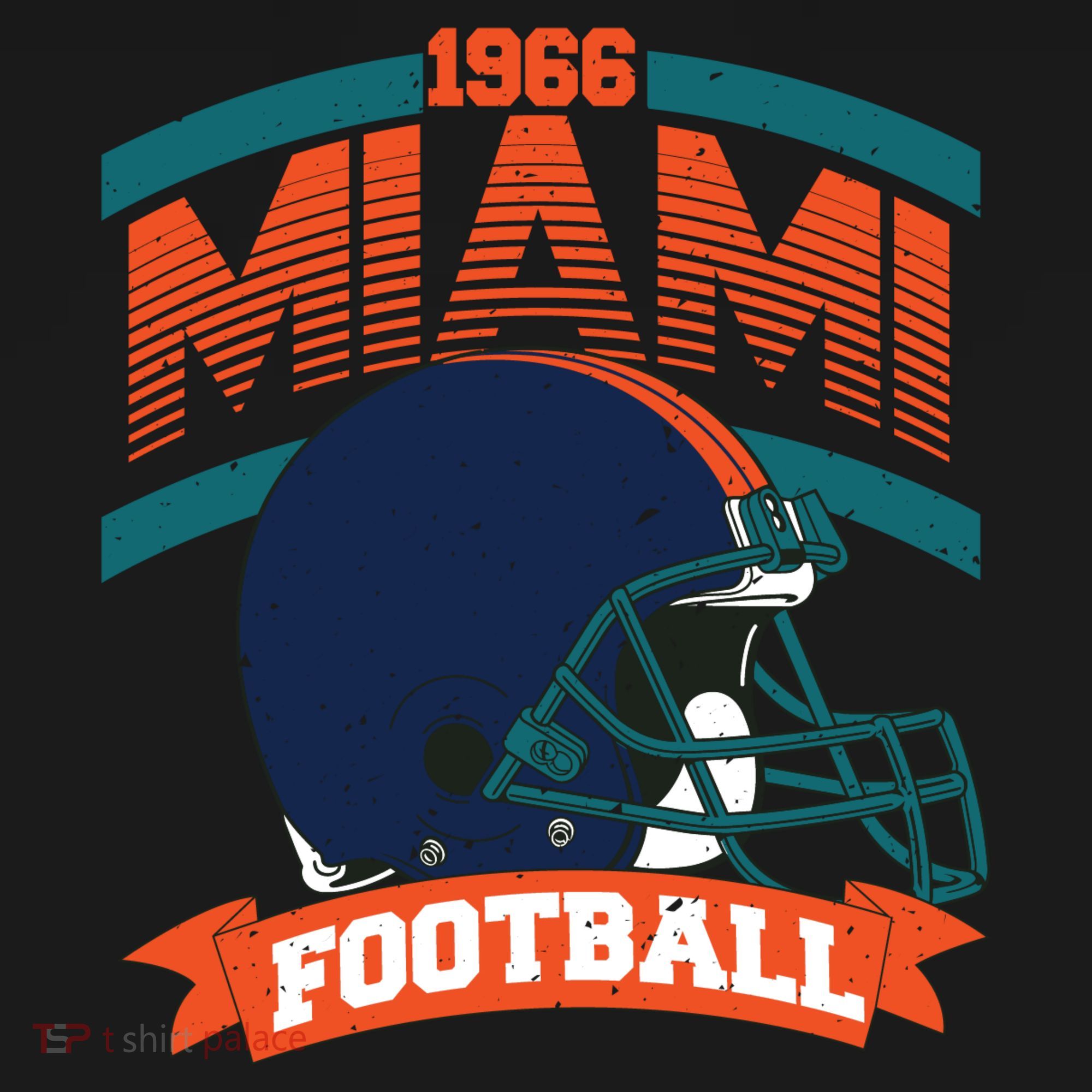 Miami Football Team Supporter Coaster