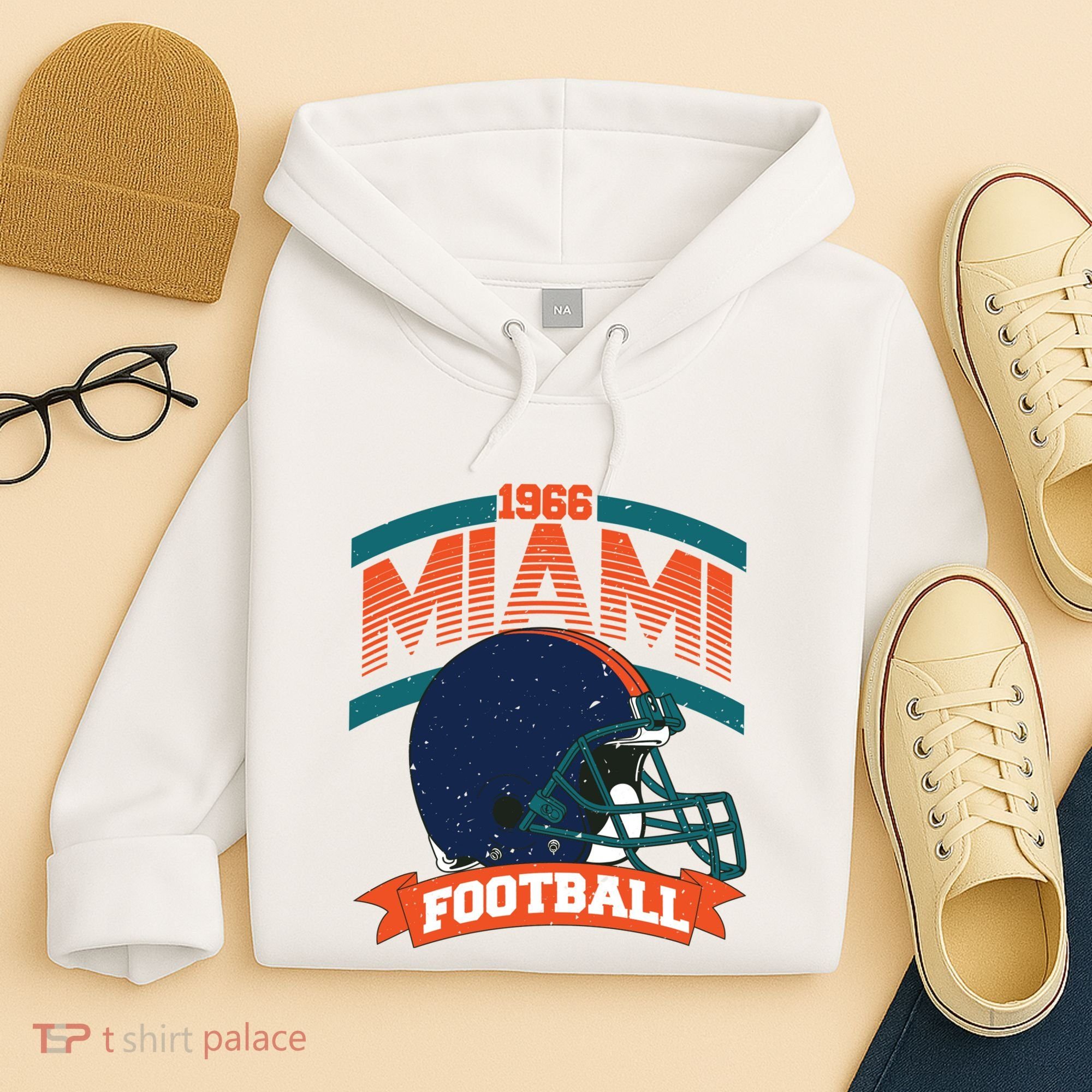Miami Football Team Supporter Hoodie