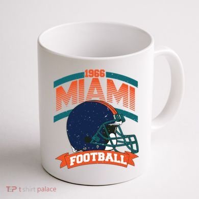 Miami Football Team Supporter Coffee Mug back