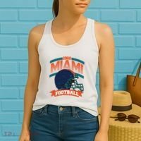 Miami Football Team Supporter Women's Tank Top thumb 2