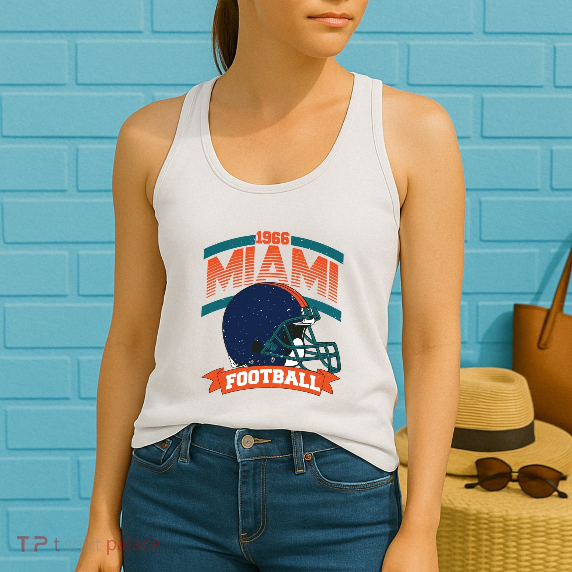 Miami Football Team Supporter Women's Tank Top