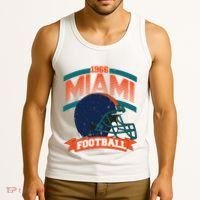 Miami Football Team Supporter Tank Top thumb 3