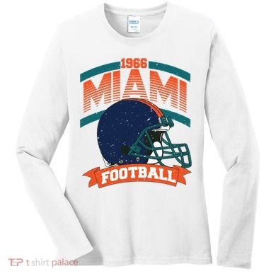 Miami Football Team Supporter Women's Long Sleeve Shirt