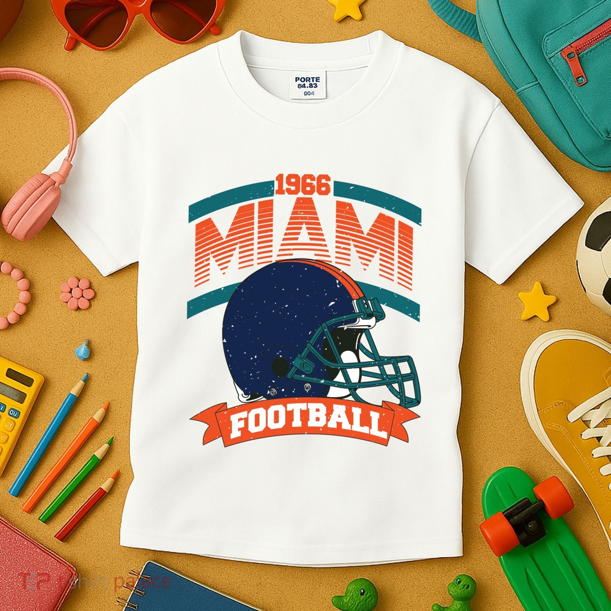 Miami Football Team Supporter Kids T-Shirt
