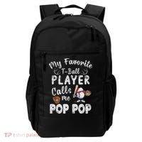 My Favorite T Ball Player Calls Me Pop Pop Backpack thumb 0
