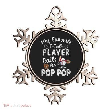My Favorite T Ball Player Calls Me Pop Pop Ornament