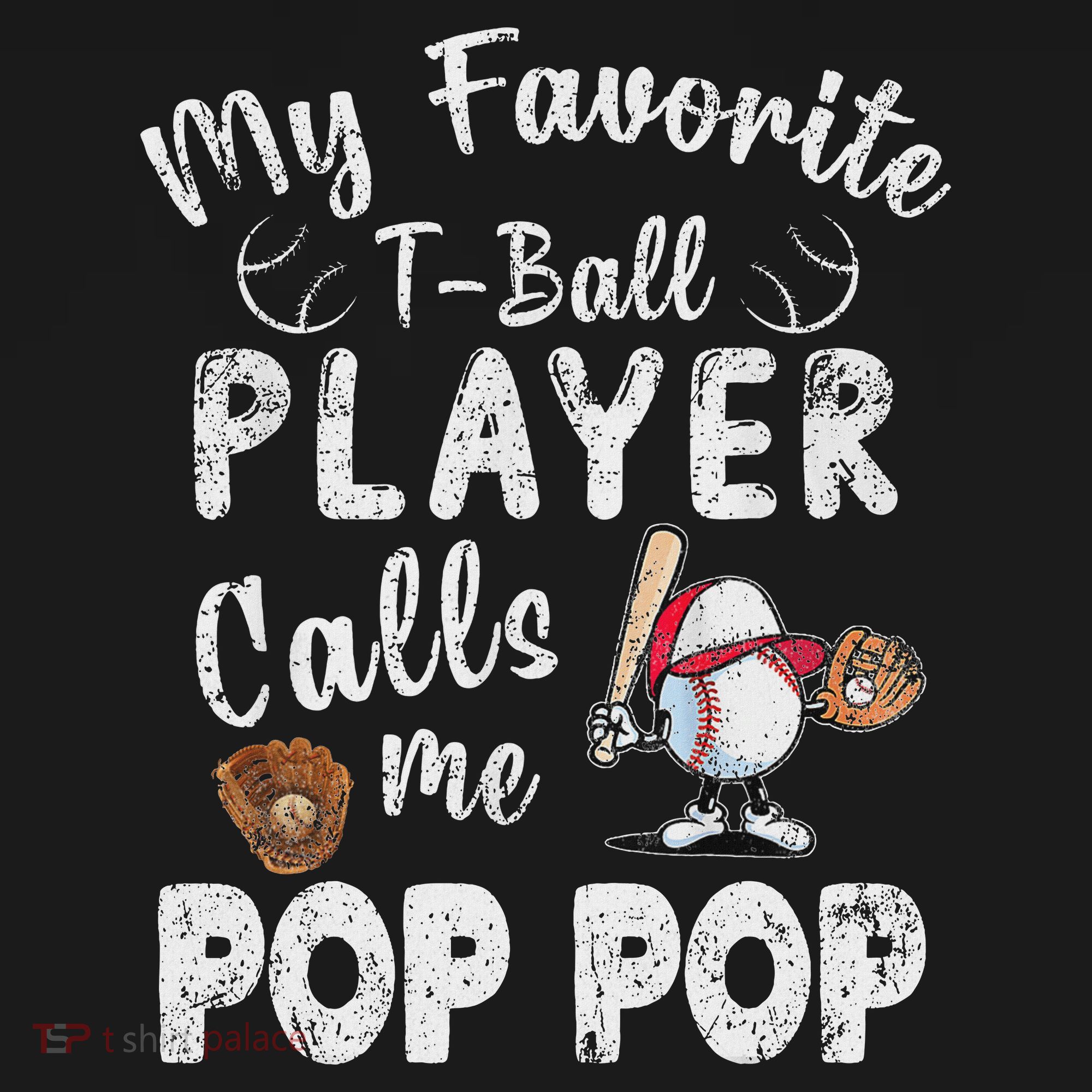 My Favorite T Ball Player Calls Me Pop Pop Visor