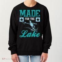 Made For The Lake Water Ski Gift Women's Sweatshirt thumb 0