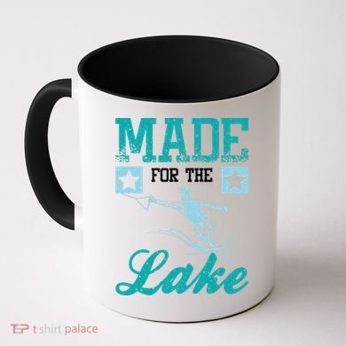 Made For The Lake Water Ski Gift Coffee Mug
