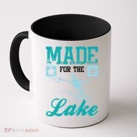 Made For The Lake Water Ski Gift Coffee Mug thumb 0